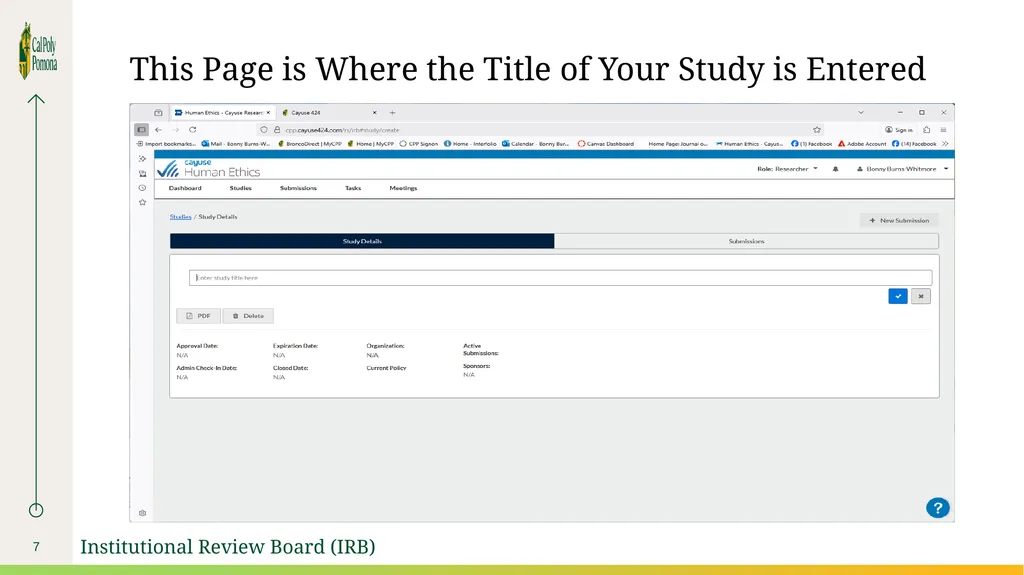--- Cayuse Protocol Walkthrough ---- Presented by - slide 7 of 19