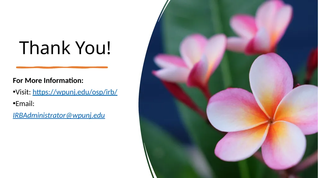 WELCOME IRB Basics for Students Kate Boschert - slide 26 of 27