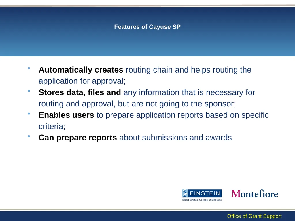 All About Cayuse: Portals for Grant Proposal - slide 9 of 39