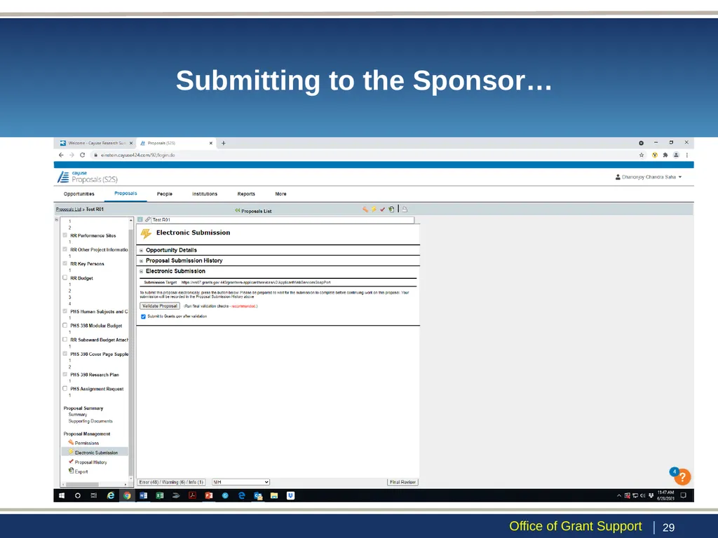 All About Cayuse: Portals for Grant Proposal - slide 29 of 39
