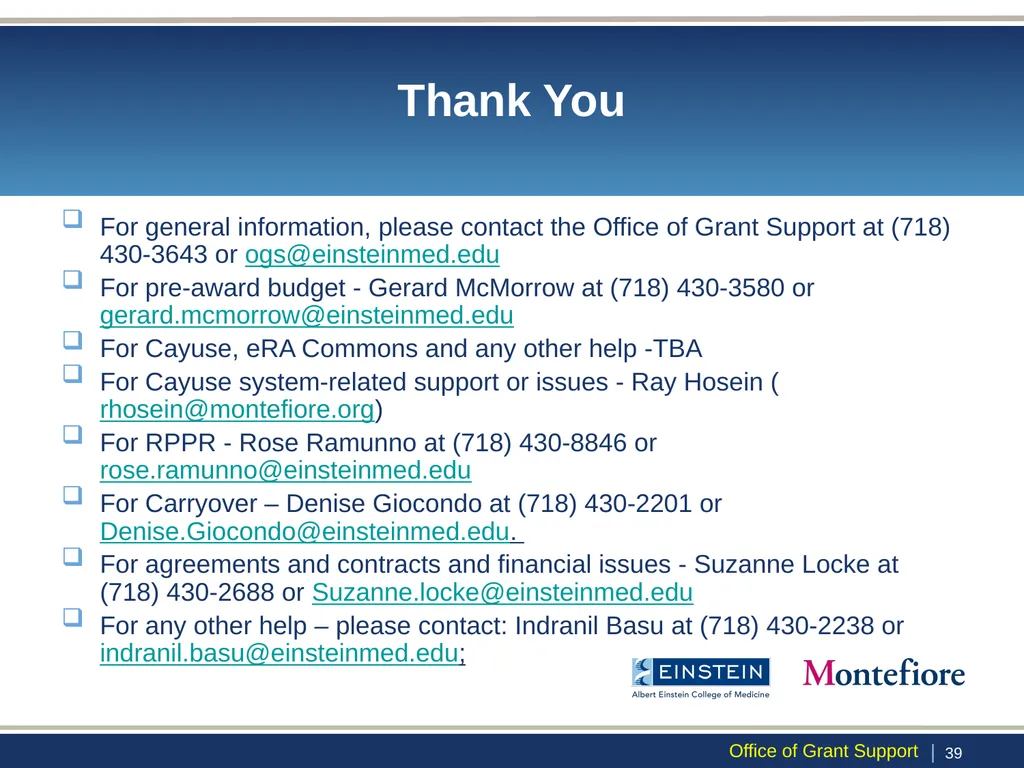 All About Cayuse: Portals for Grant Proposal - slide 39 of 39