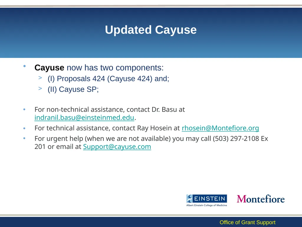 All About Cayuse: Portals for Grant Proposal - slide 8 of 39