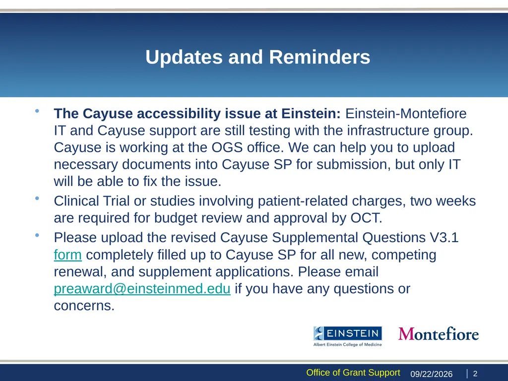 All About Cayuse: Portals for Grant Proposal - slide 2 of 39
