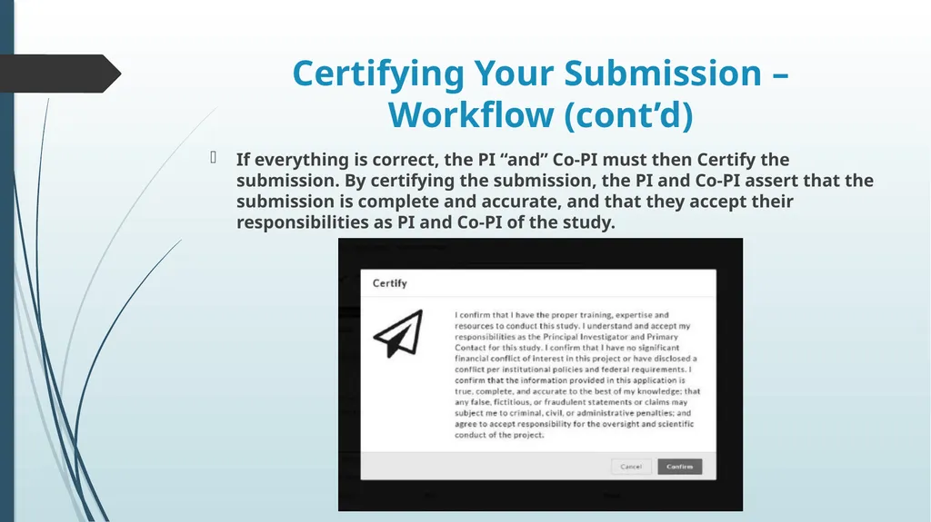 Cayuse IRB Training Sharla Miles, M.Ed., CIP - slide 18 of 27