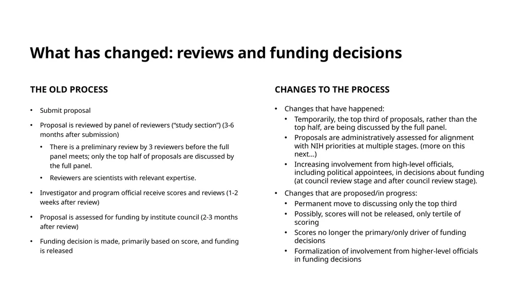 What’s new at NIH (with special attention to - slide 6 of 17
