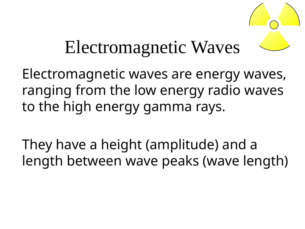 Radiation: Energy in transit, either particulate - slide 20 of 80