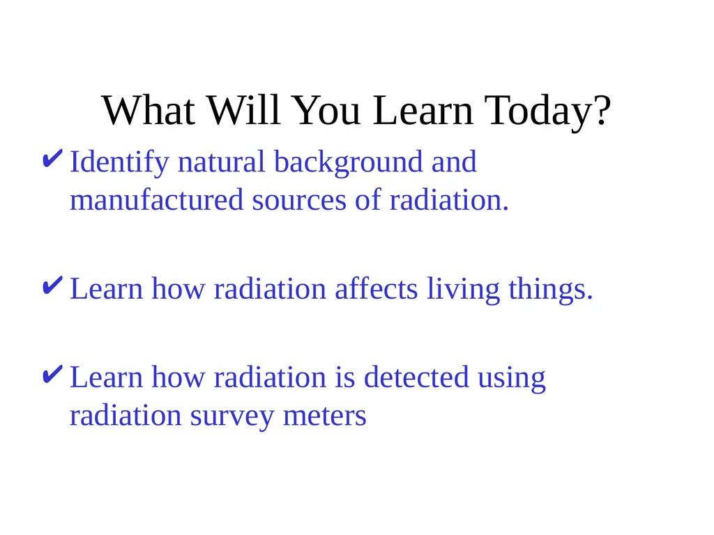 Radiation: Energy in transit, either particulate - slide 45 of 80