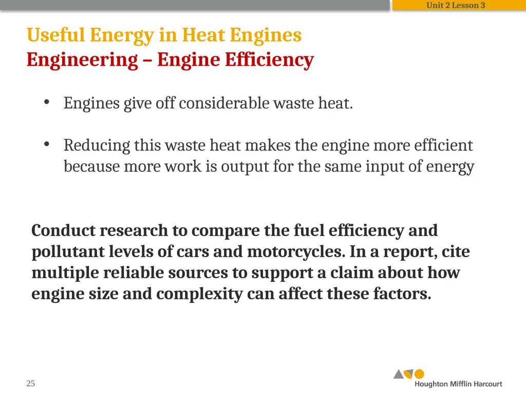 HMH Science Dimensions Physics Unit 2: Energy and - slide 25 of 36