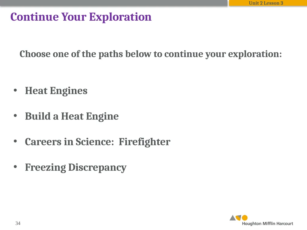 HMH Science Dimensions Physics Unit 2: Energy and - slide 34 of 36