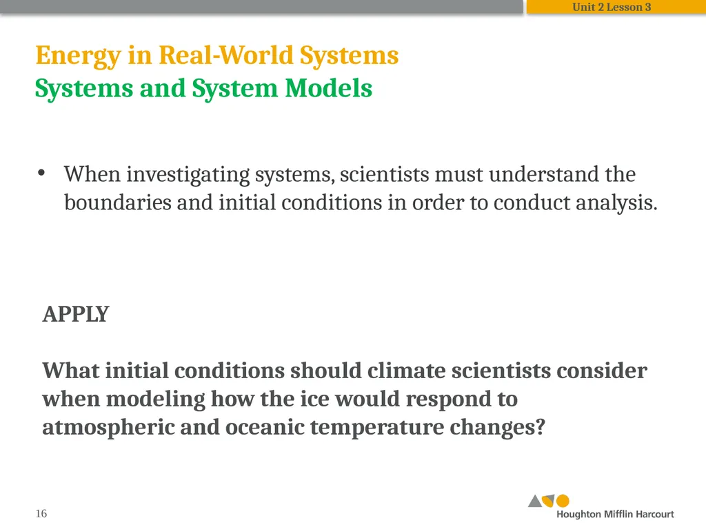 HMH Science Dimensions Physics Unit 2: Energy and - slide 16 of 36