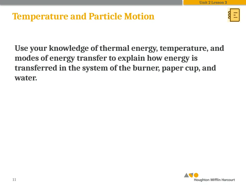 HMH Science Dimensions Physics Unit 2: Energy and - slide 11 of 36