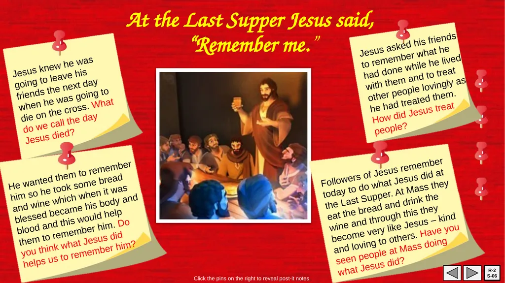 The Last Supper R-2 S-01 Learning Intentions The - slide 6 of 11