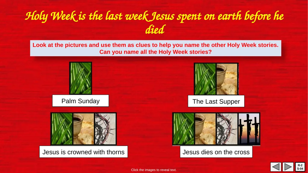 The Last Supper R-2 S-01 Learning Intentions The - slide 4 of 11