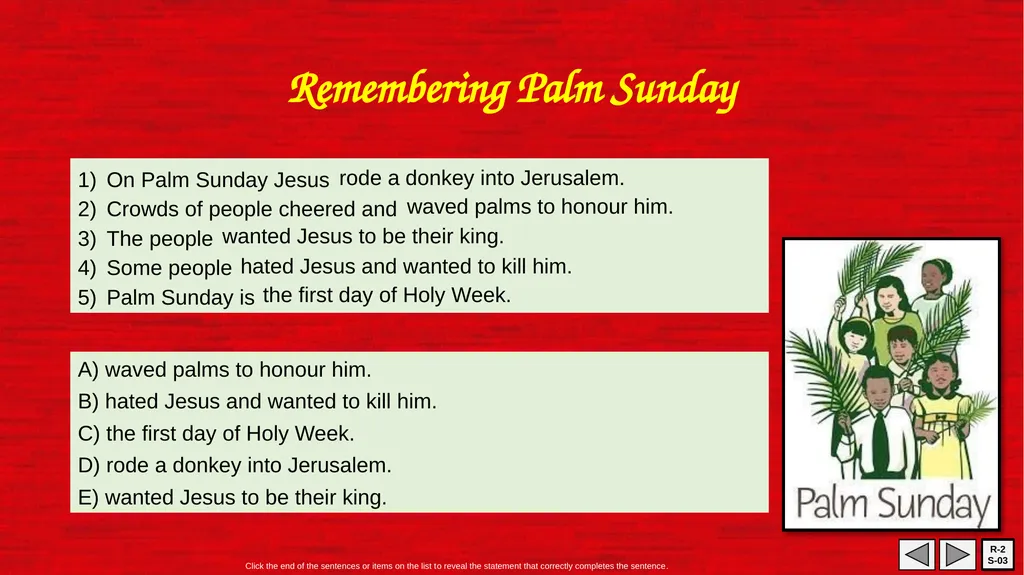 The Last Supper R-2 S-01 Learning Intentions The - slide 3 of 11