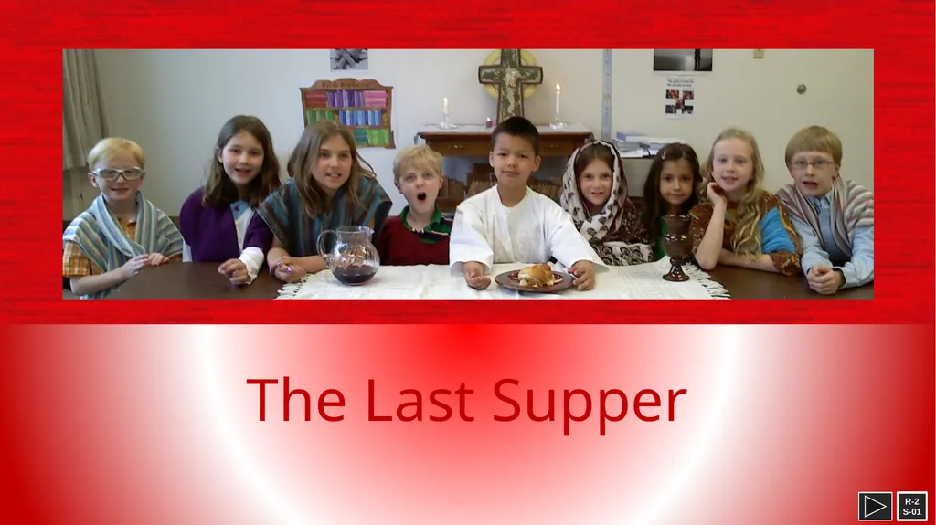 The Last Supper R-2 S-01 Learning Intentions The - slide 1 of 11