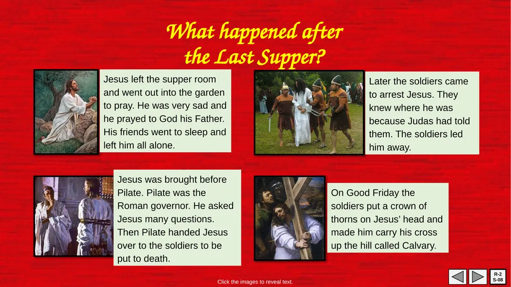 The Last Supper R-2 S-01 Learning Intentions The - slide 8 of 11