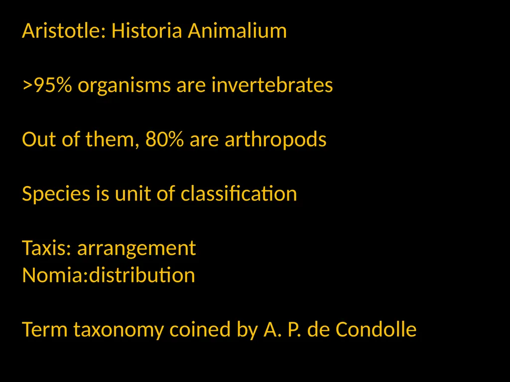 Taxonomy and Binomial Nomenclature Dr. DEEPAK - slide 2 of 23