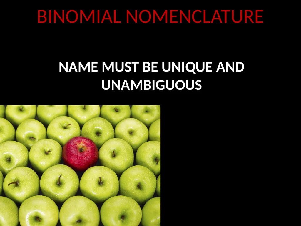 Taxonomy and Binomial Nomenclature Dr. DEEPAK - slide 16 of 23