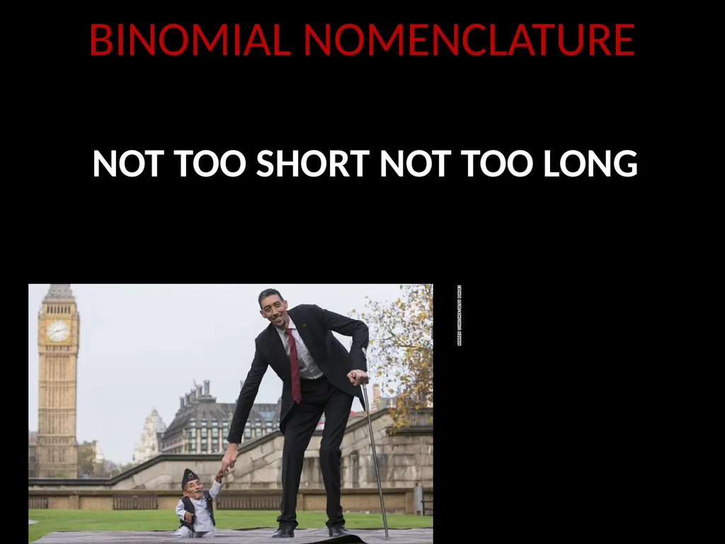 Taxonomy and Binomial Nomenclature Dr. DEEPAK - slide 17 of 23