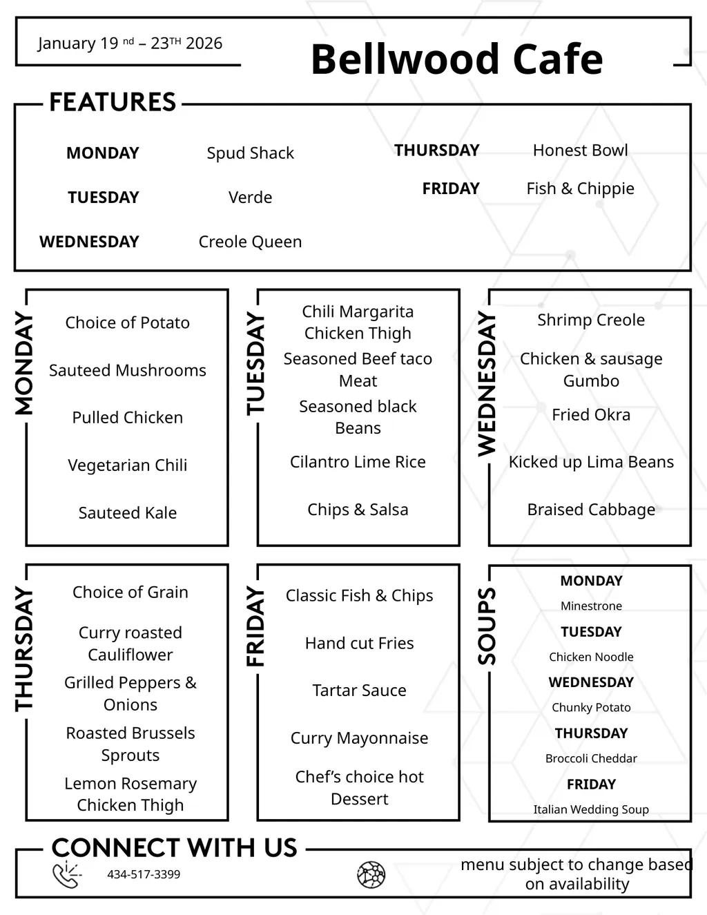 January 01st – 03TH 2026 Bellwood Cafe menu - slide 4 of 4