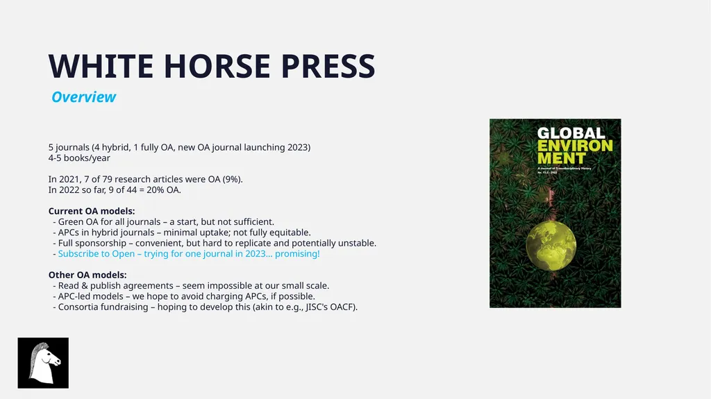 OPEN ACCESS CHALLENGES FOR SMALL PUBLISHERS August - slide 6 of 16