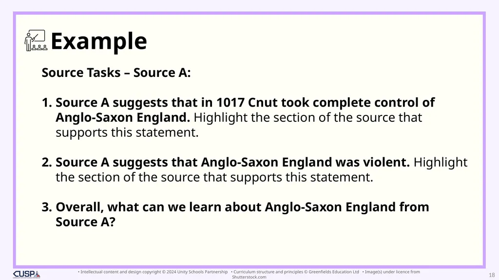 Year 10 To what extent was Anglo-Saxon England - slide 18 of 91