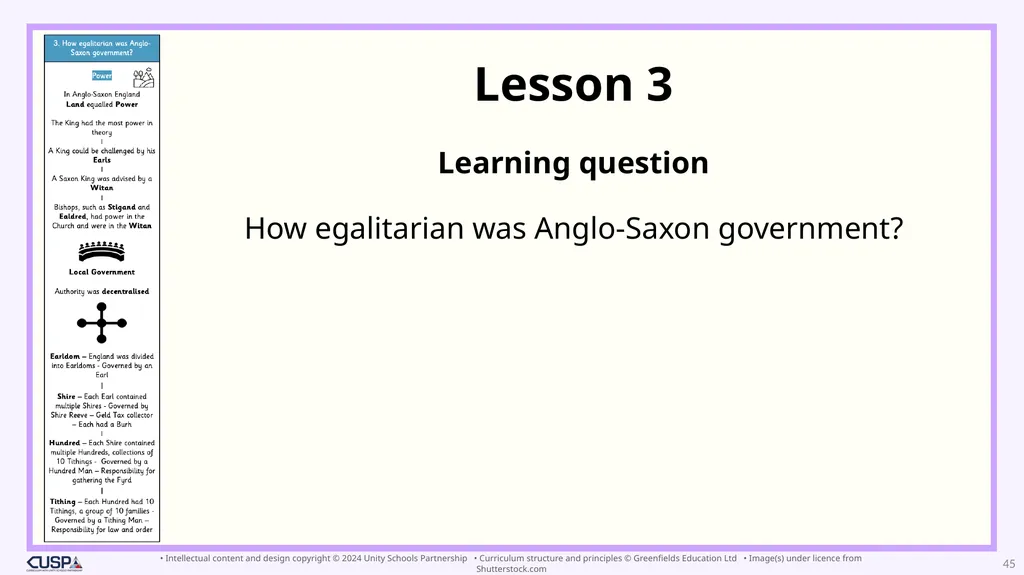Year 10 To what extent was Anglo-Saxon England - slide 45 of 91