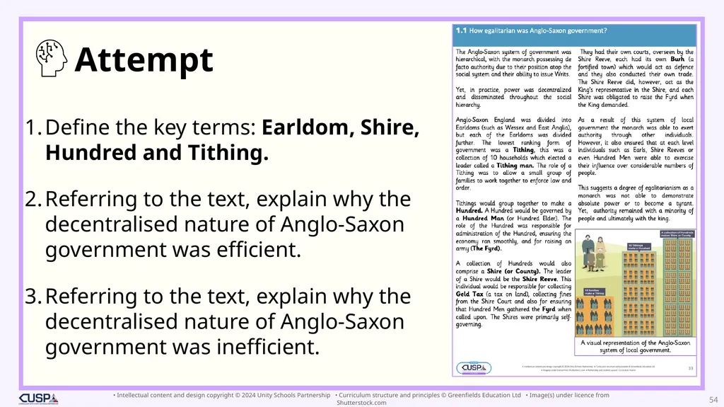 Year 10 To what extent was Anglo-Saxon England - slide 54 of 91