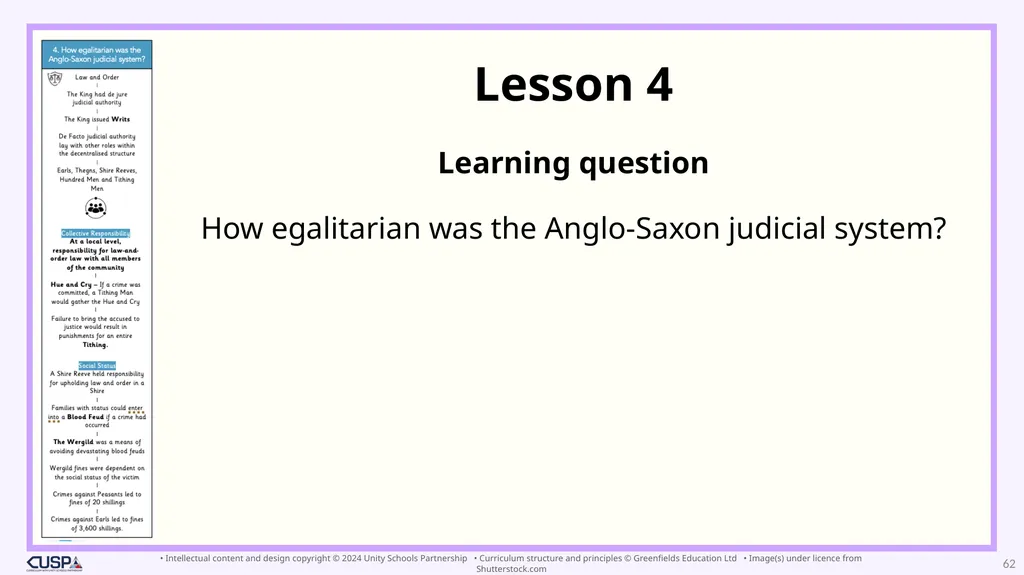 Year 10 To what extent was Anglo-Saxon England - slide 62 of 91