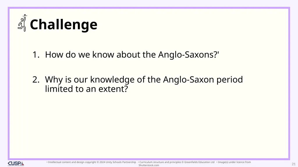 Year 10 To what extent was Anglo-Saxon England - slide 21 of 91