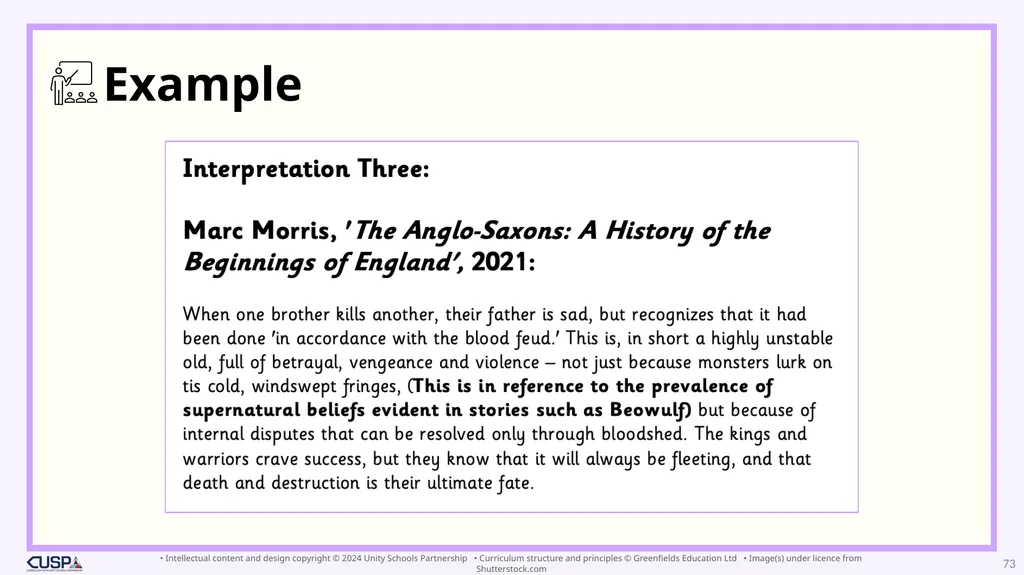 Year 10 To what extent was Anglo-Saxon England - slide 73 of 91