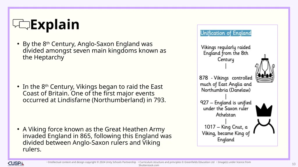 Year 10 To what extent was Anglo-Saxon England - slide 10 of 91