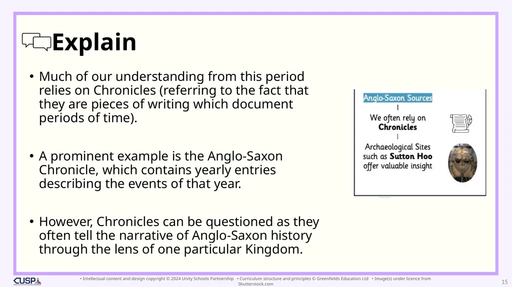 Year 10 To what extent was Anglo-Saxon England - slide 15 of 91