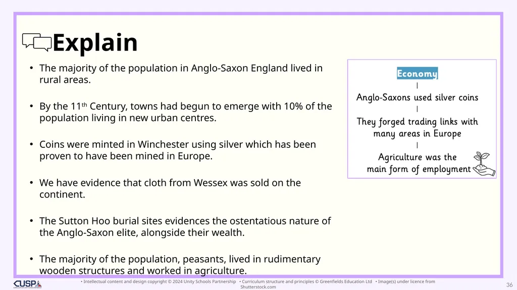 Year 10 To what extent was Anglo-Saxon England - slide 36 of 91