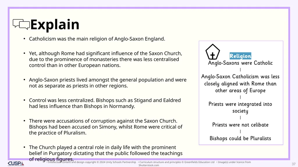 Year 10 To what extent was Anglo-Saxon England - slide 37 of 91