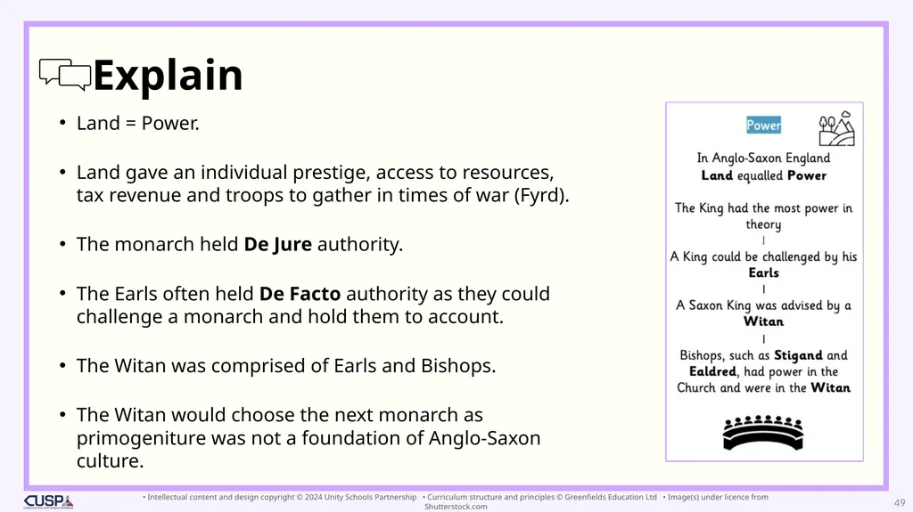 Year 10 To what extent was Anglo-Saxon England - slide 49 of 91