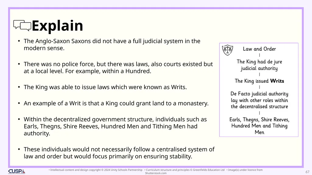 Year 10 To what extent was Anglo-Saxon England - slide 67 of 91