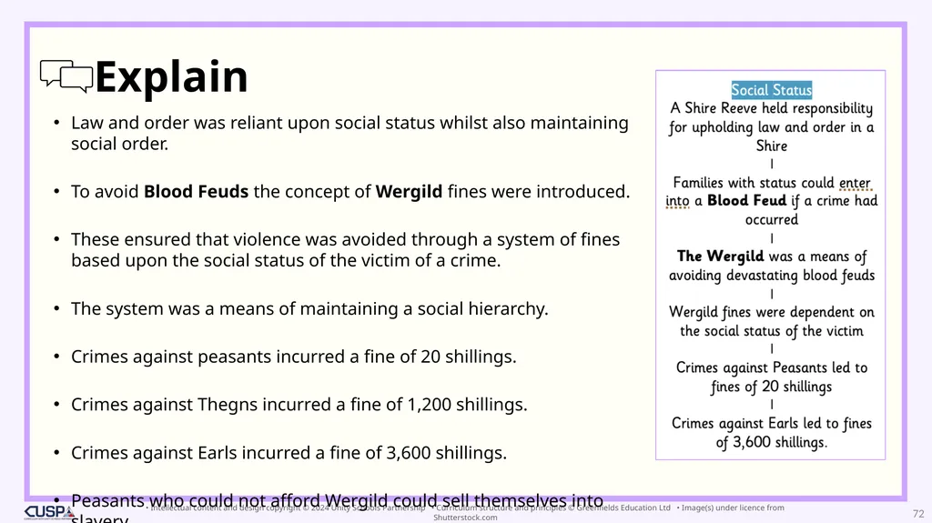 Year 10 To what extent was Anglo-Saxon England - slide 72 of 91
