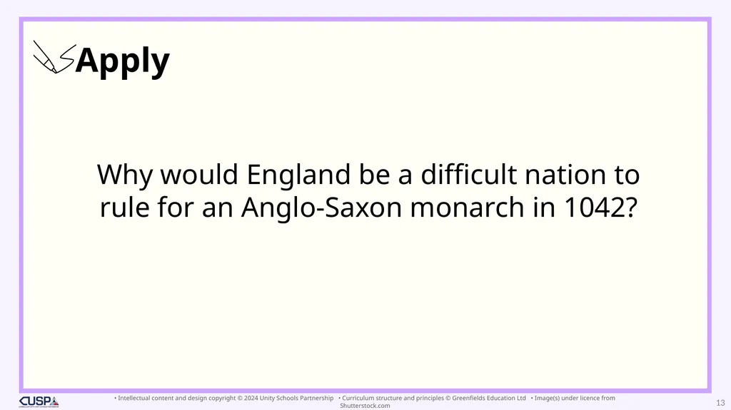 Year 10 To what extent was Anglo-Saxon England - slide 13 of 91