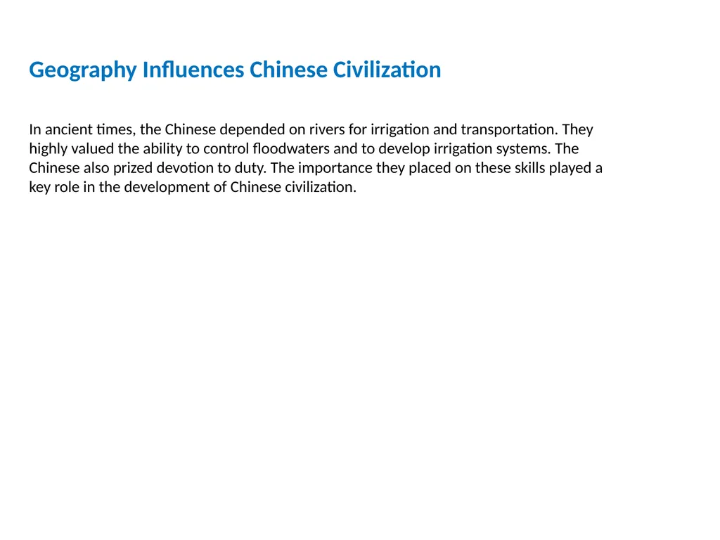 Ancient India and China (2600 B.C.-A.D. 550) - slide 4 of 29