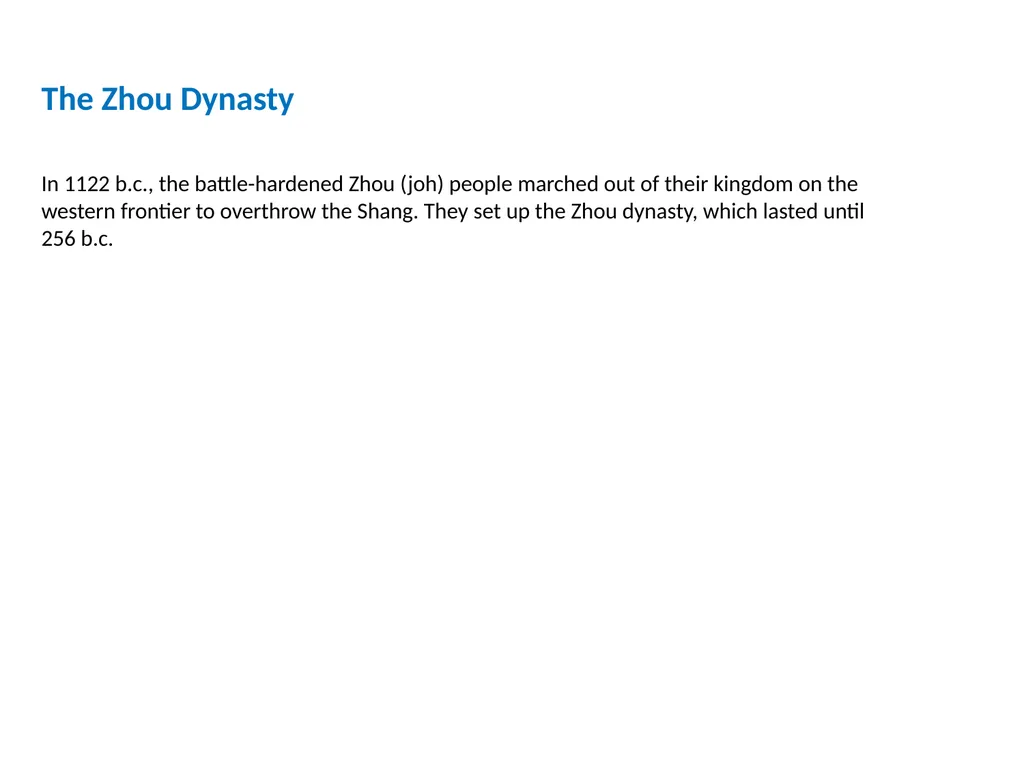 Ancient India and China (2600 B.C.-A.D. 550) - slide 11 of 29