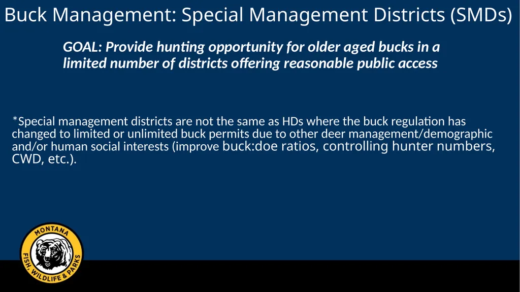 Mule Deer Adaptive Harvest Management Deer - slide 32 of 39