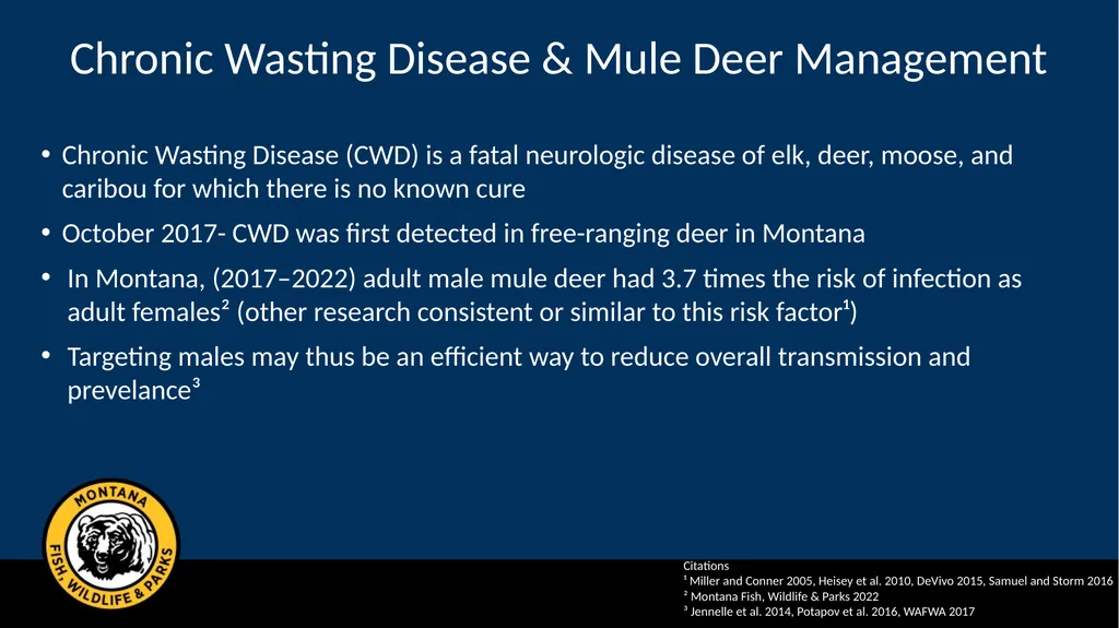 Mule Deer Adaptive Harvest Management Deer - slide 34 of 39