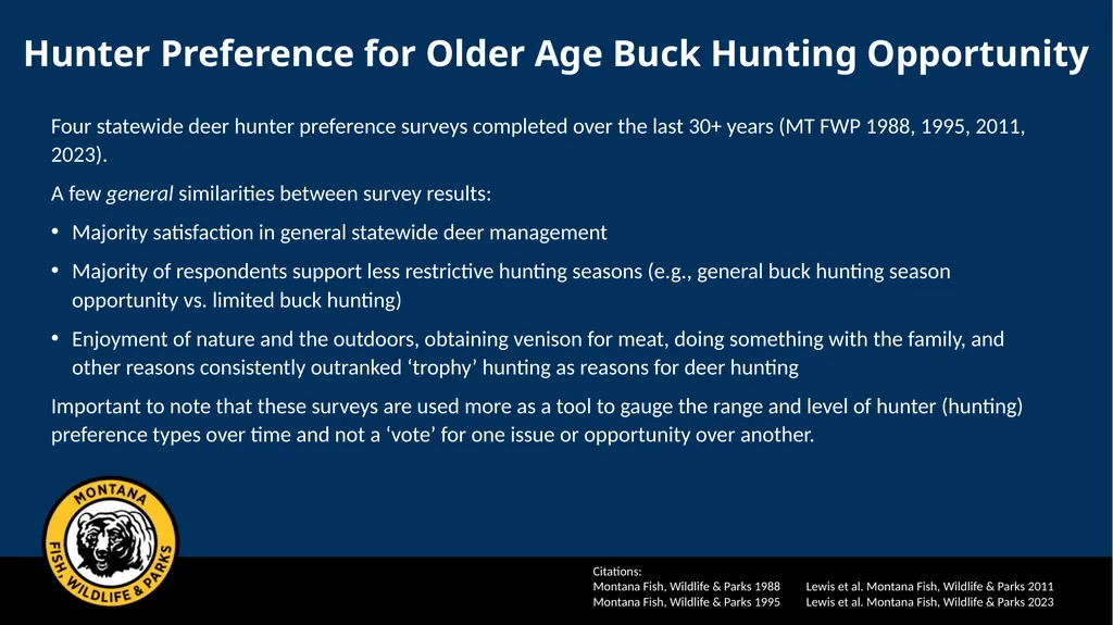 Mule Deer Adaptive Harvest Management Deer - slide 30 of 39