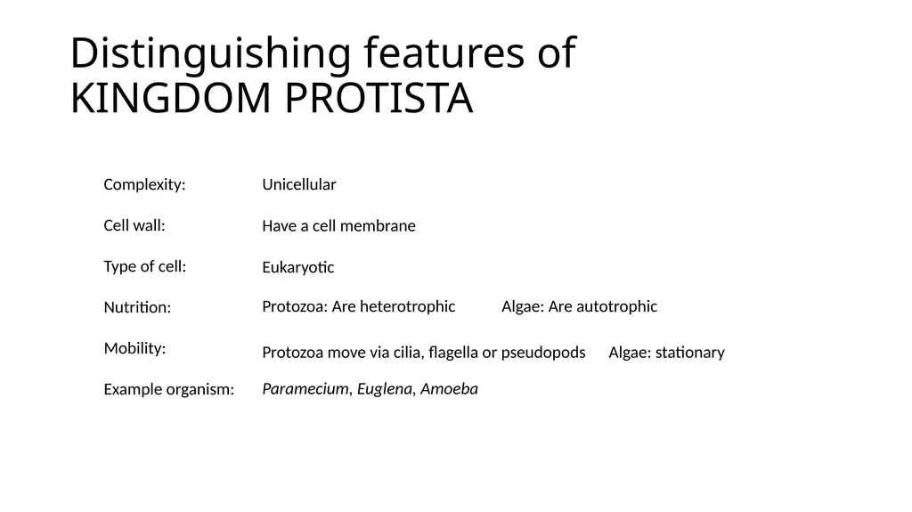 Unit 4 - Organizing Biodiversity Unit 5 - - slide 27 of 39