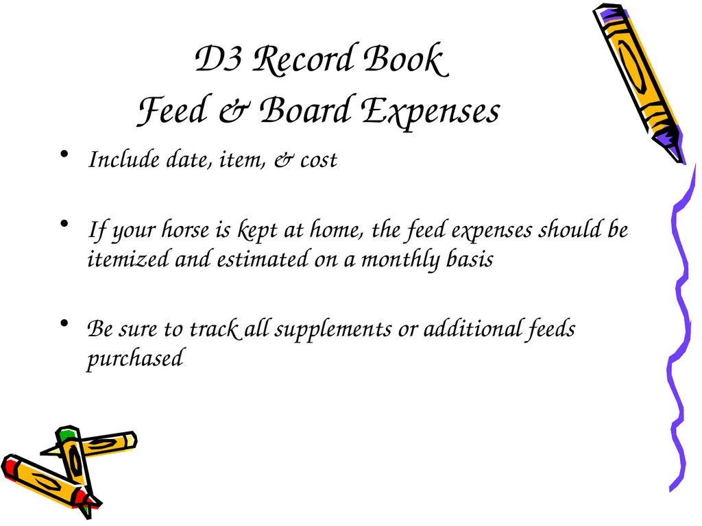 D3 Record Book Meeting the Standard D3 Records Why - slide 10 of 14
