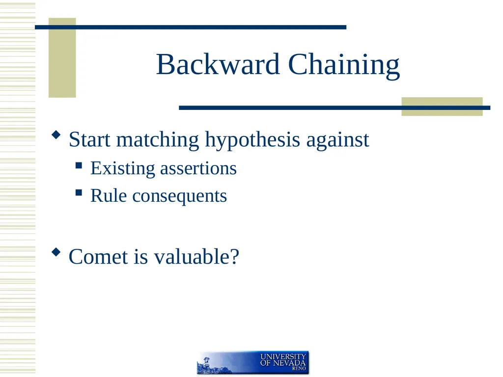 Forward Chaining DFS can supply compatible - slide 7 of 14
