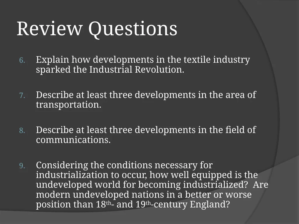The Industrial Revolution © Student Handouts, Inc. - slide 45 of 115