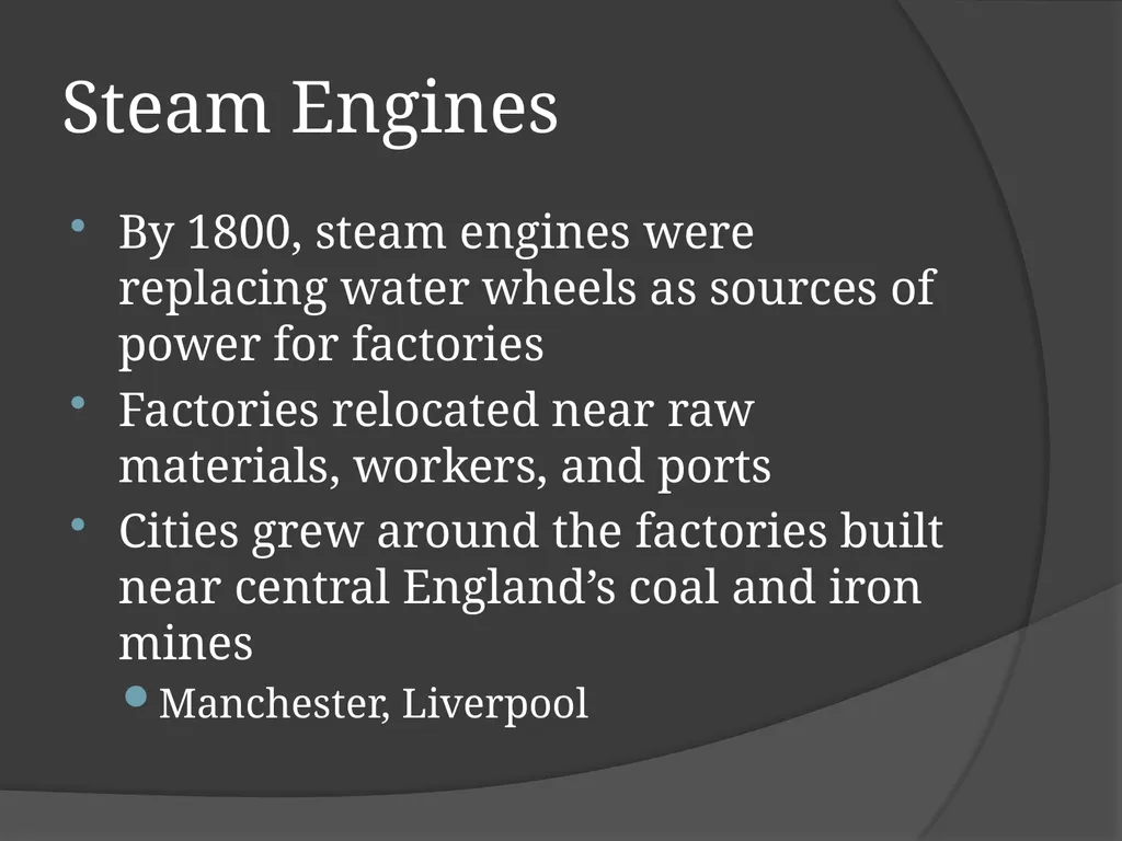 The Industrial Revolution © Student Handouts, Inc. - slide 30 of 115