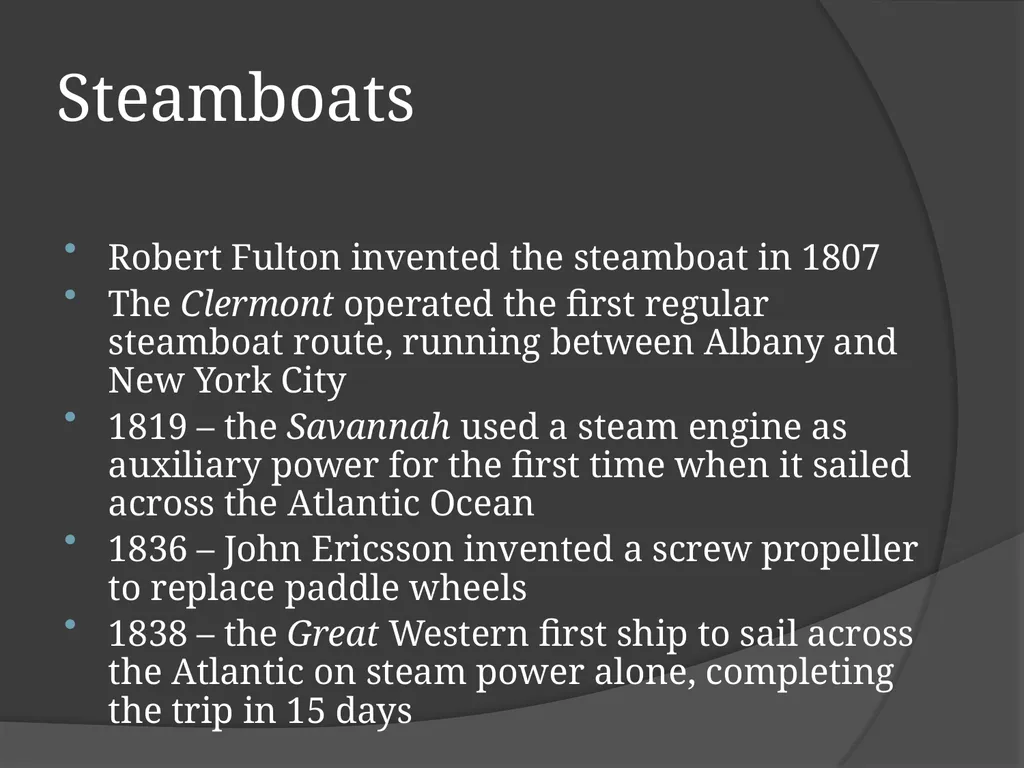 The Industrial Revolution © Student Handouts, Inc. - slide 36 of 115